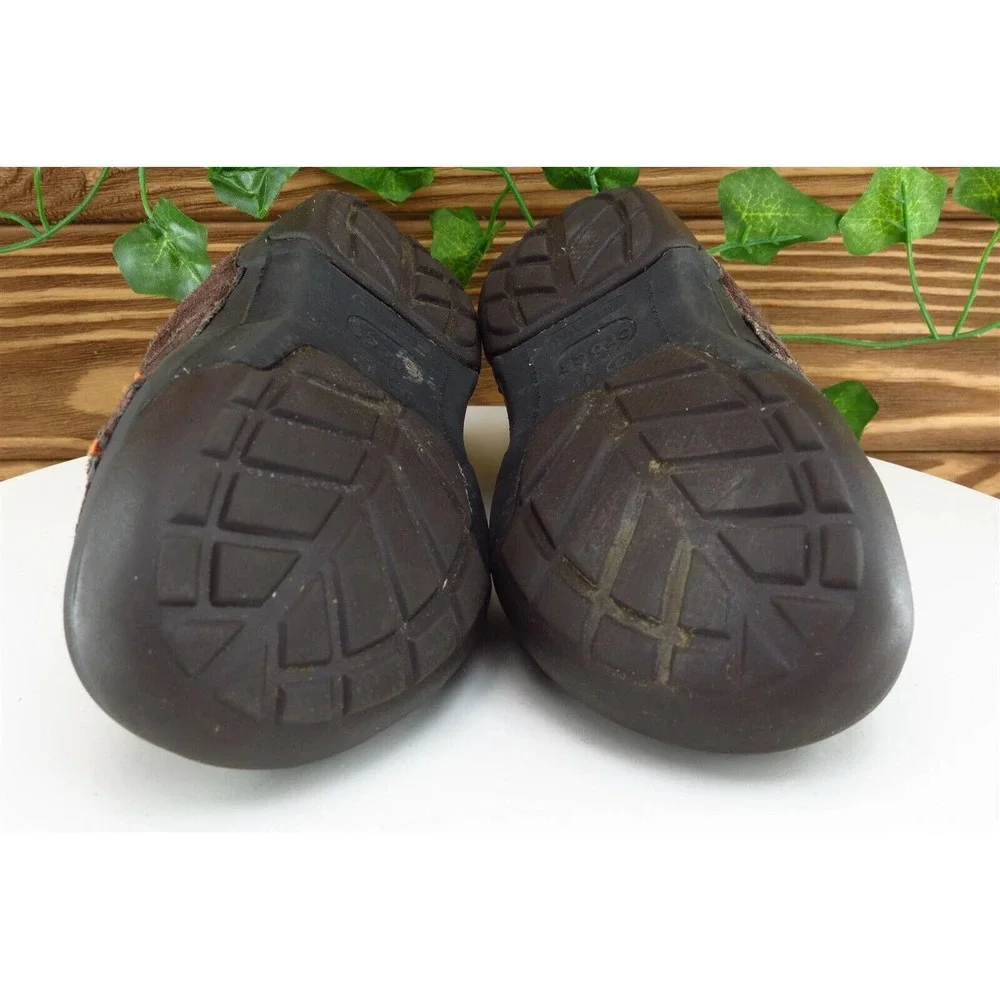 Crocs Toddler Boys 11 Medium Brown‎ Running Leather
